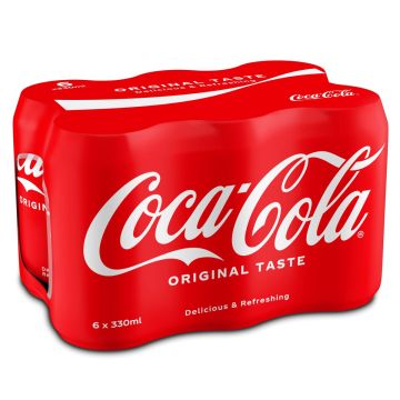 COCA-COLA 0,33 TLK 6-PACK 1,98 L