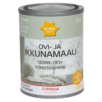 ILVES OVI- JA IKKUNAMAALI C-POHJA SÄVYTETTÄVÄ 900 ML