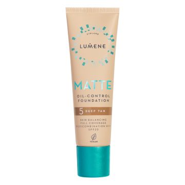 LUMENE MATTE OIL-CONTROL MATTAMEIKKIVOIDE SPF20 5 DEEP TAN