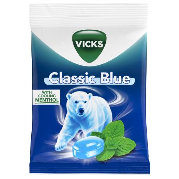 VICKS BLUE EXTRA STRONG KURKKUPASTILLI 72 G