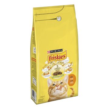 PURINA FRISKIES KISSAN TÄYSRAVINTO ADULT KANA-KASVIS 2 KG
