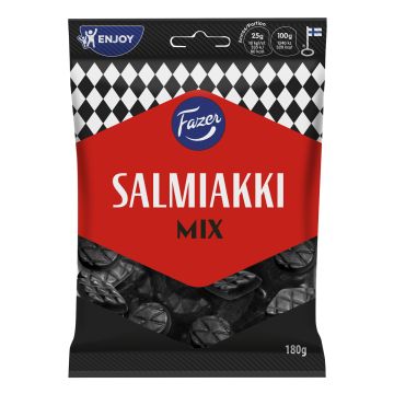 FAZER SALMIAKKI MIX KARKKIPUSSI 180 G