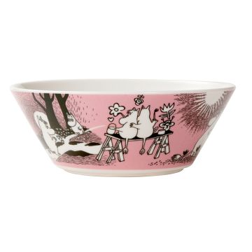 ARABIA MUUMI KULHO 15 CM RAKKAUS VAALEANPUNAINEN