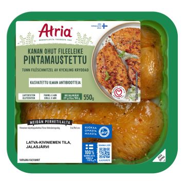 ATRIA KANAN OHUT FILEELEIKE PINTAMAUSTETTU 550 G