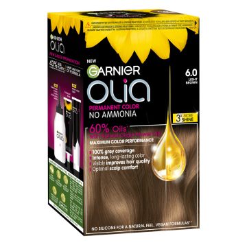 GARNIER OLIA 6.0 LIGHT BROWN KESTOVÄRI