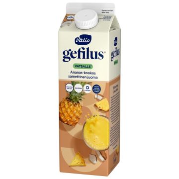 VALIO GEFILUS SAMETTINEN JUOMA ANANAS-KOOKOS LAKTON 1L