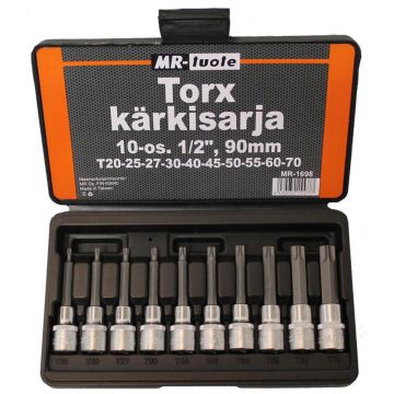 MR-TUOTE TORX AVAINSARJA 10-OS. 1/2", 90 MM