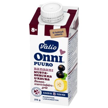 VALIO ONNI BANAANI- MUSTAHERUKKAPUURO UHT 215 ML