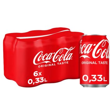 COCA-COLA 0,33 TLK 6-PACK 1,98 L