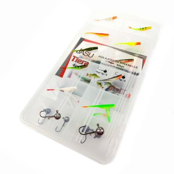JASU TIERA JIGILAJITELMA 4 CM 40 KPL + JIGIPÄÄT
