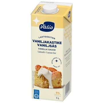 VALIO VAAHTOUTUVA VANILJAKASTIKE 9% UHT LAKTON 1L