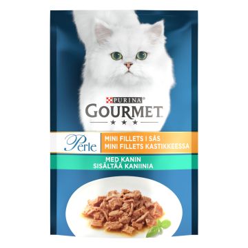 PURINA GOURMET PERLE ANNOSP MINIFILETS KANIINIA KASTIKKEESSA 85 G