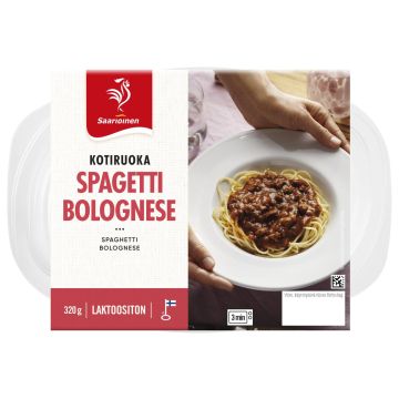 SAARIOINEN KOTIRUOKA SPAGETTI BOLOGNESE 320 G