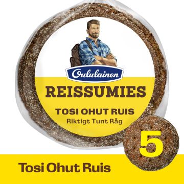 OULULAINEN REISSUMIES TOSI OHUT RUIS 5KPL 175 G