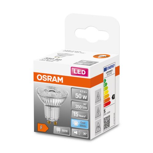 OSRAM LED STAR PAR16 KOHDELAMPPU 50 36 4,3W 4000K GU10