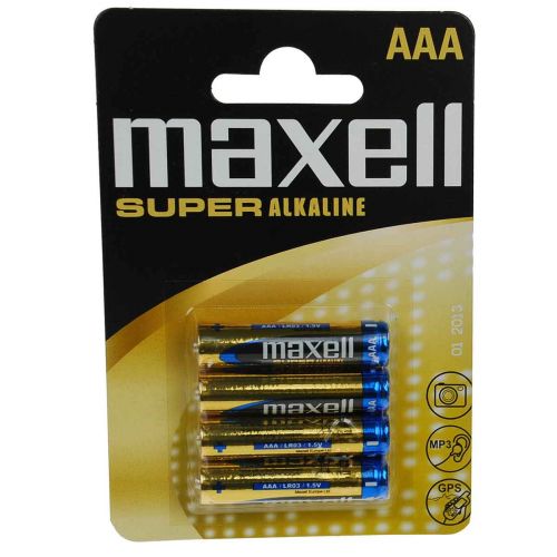 MAXELL LR03 SUPER-ALKALIPARISTO 4-PACK