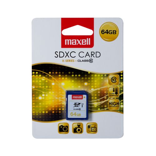 MAXELL MUISTIKORTTI SDXC 64GB CLASS 10