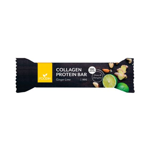 FOODIN COLLAGEN PROTEIN BAR GINGER-LIME 50 G