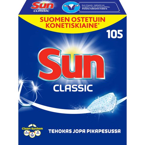 SUN CLASSIC KONETISKITABLETTI 105KPL 105 KPL