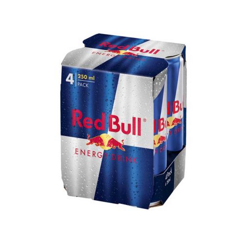 RED BULL ENERGY DRINK 0,25 TLK 4-PACK 1 L