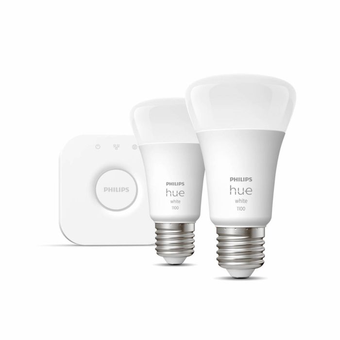 PHILIPS HUE WHITE ALOITUSPAKKAUS 9.5W A60 E27 2KPL 1055L 2700K