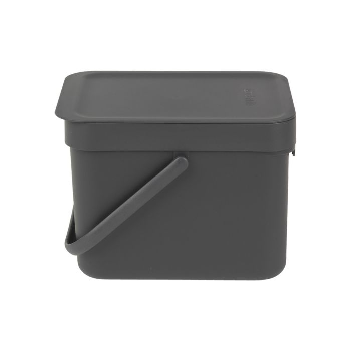 BRABANTIA SORT & GO 6 L ROSKA-ASTIA SEINÄKIINNITYS GREY