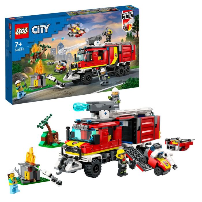 LEGO CITY FIRE 60374 PALOKUNNAN JOHTOAUTO