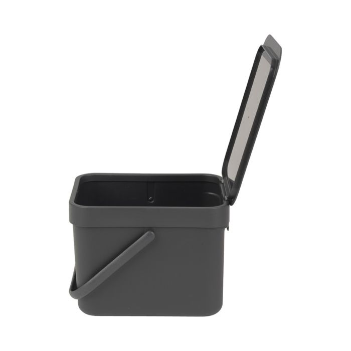 BRABANTIA SORT & GO 6 L ROSKA-ASTIA SEINÄKIINNITYS GREY