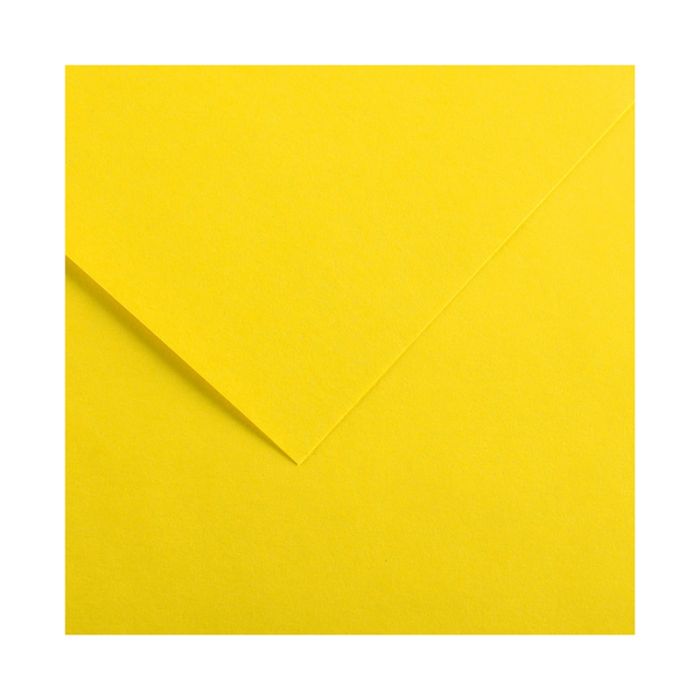 CANSON IRIS VIVALDI 240G 50X65 04 CANARY YELLOW VÄRIKARTONKI