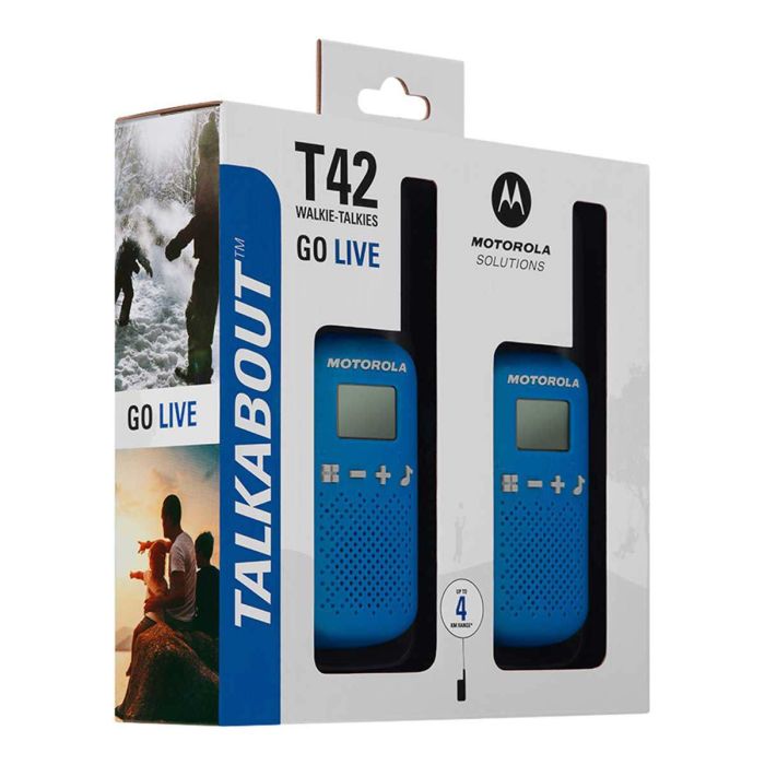 MOTOROLA RADIOPUHELINSETTI TLKR T42 SININEN