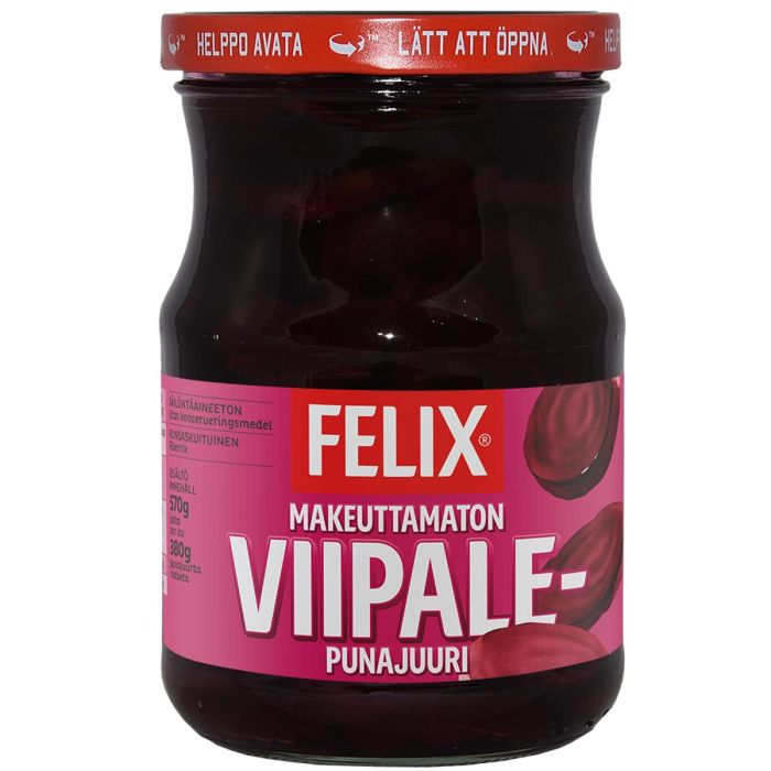 FELIX MAKEUTTAMATTOMIA VIIPALEPUNAJUURIA 380 G main product photo