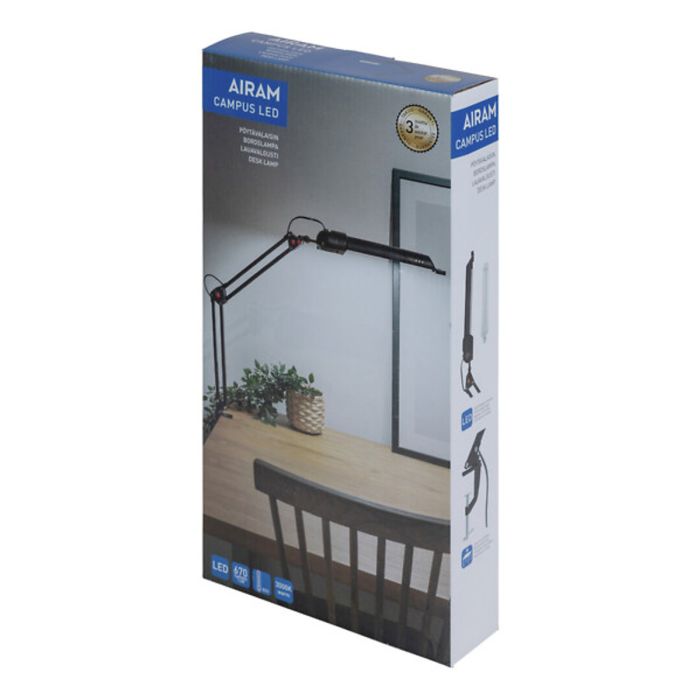AIRAM CAMPUS LED 7,2W G23 IP20, MUSTA