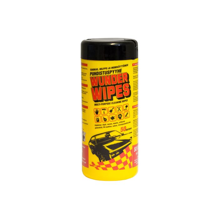 CAR EVI WUNDER WIPES PUHDISTUSLIINA 50KPL