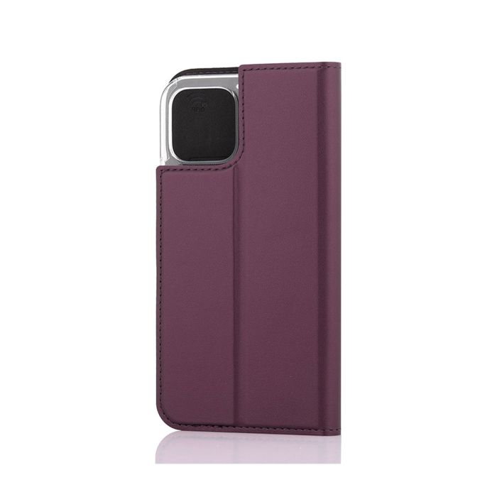 WAVE BOOK CASE, APPLE IPHONE 12 PRO / APPLE IPHONE 12, SMOKY SANGRIA