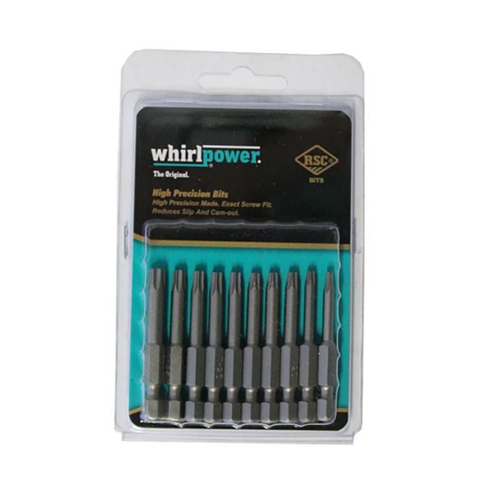 MR-TUOTE KÄRKISARJA ANTI SLIP 10 PCS 50MM TORX T10, T15, T20*3,