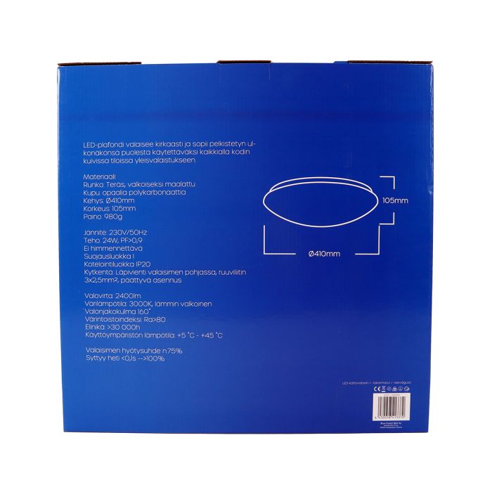 LED ENERGIE LED KATTOVALAISIN (PLAFONDI) 24 W 2400 LM (41 CM)