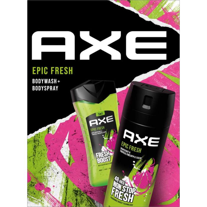 AXE LAHJAPAKKAUS XMAS EPIC FRESH BS&SG 400 ML