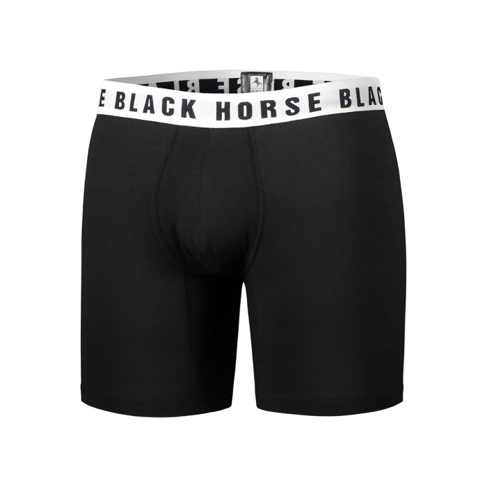 BLACK HORSE M BOKSERIT PITKÄ LAHJE MUSTA S