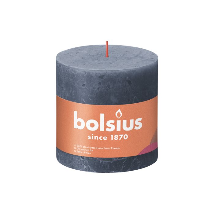 BOLSIUS PÖYTÄKYNTTILÄ 100/100 RUSTIC TWILIGHT BLUE