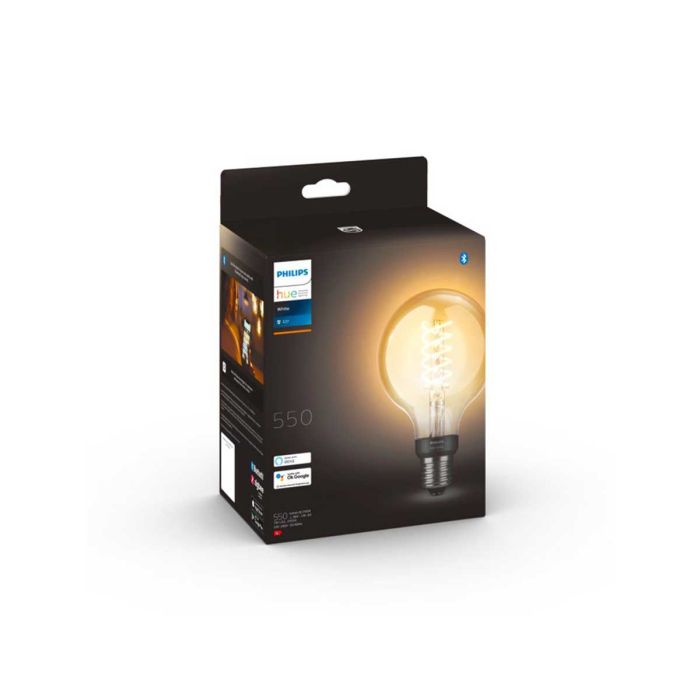PHILIPS HUE WHITE ÄLYLAMPPU FILAMENT 7W G93 E27 550L 2100K