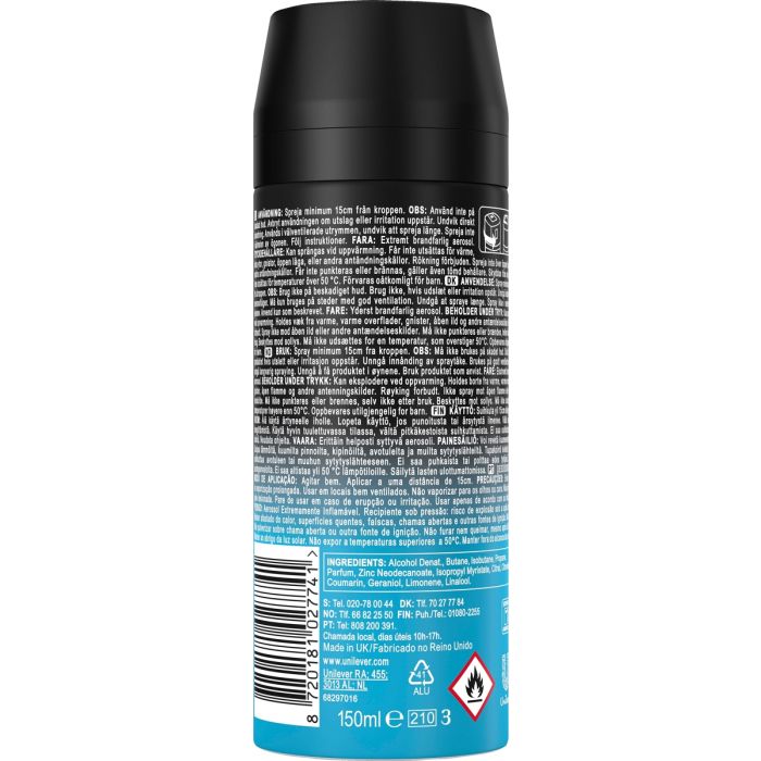AXE BODYSPRAY ICE CHILL 150 ML