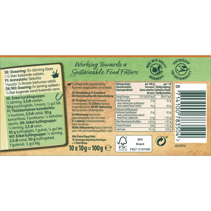 KNORR KANALIEMIKUUTIO 10KPL 100 G