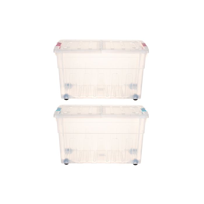 NORD CLEAN SÄILYTYSLAATIKKO PYÖRILLÄ 65 L LAJITELMA main product photo