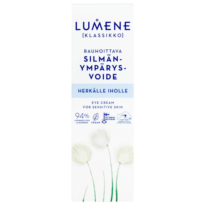 LUMENE KLASSIKKO RAUHOITTAVA SILMÄNYMPÄRYSVOIDE 15 ML