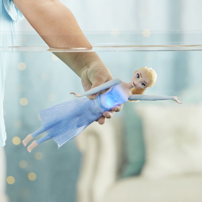 DISNEY FROZEN 2 SPLASH AND SPARKLE VESILEIKKI ELSA -NUKKE 28 CM