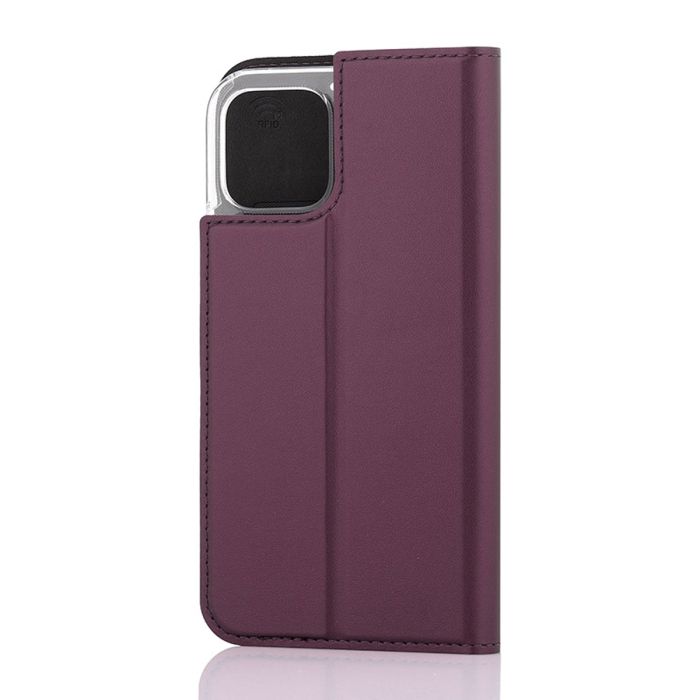 WAVE BOOK CASE, APPLE IPHONE 12 PRO / APPLE IPHONE 12, SMOKY SANGRIA