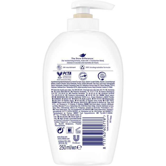 DOVE FINE SILK KÄSISAIPPUA 250 ML