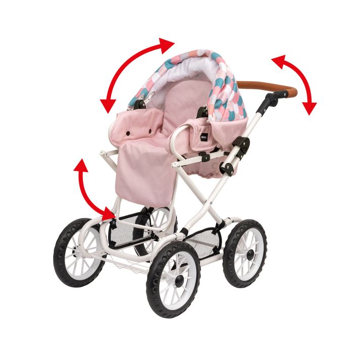 BRIO COMBIVAUNU PINKKI/PISARA NUKENVAUNUT