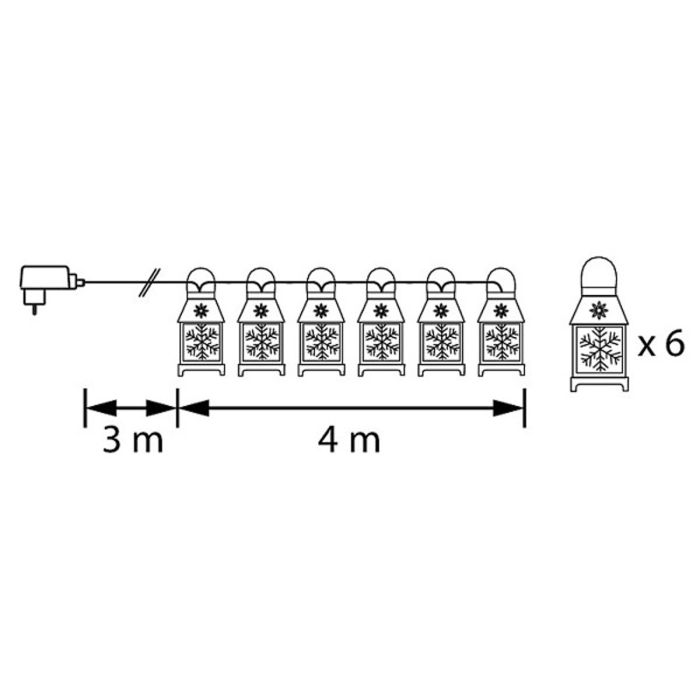 AIRAM LUMIHIUTALELYHTY 6 LED IP44