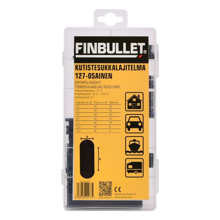 FINBULLET KUTISTESUKKALAJITELMA 127-OS